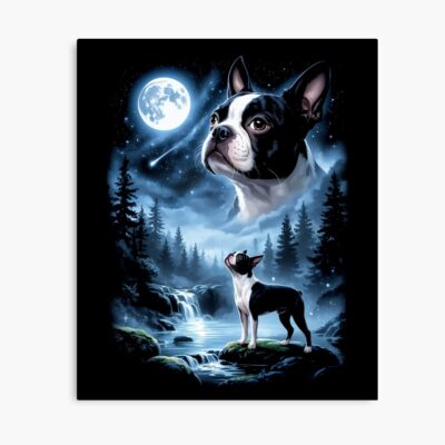 Boston Terrier Signature Artwork Poster