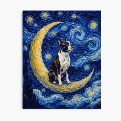 Boston Terrier Classic Illustration Poster
