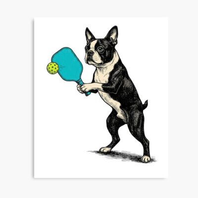 Boston Terrier Iconic Illustration Poster