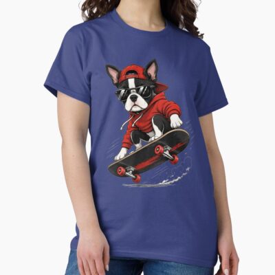 Boston Terrier Modern Style T-shirt