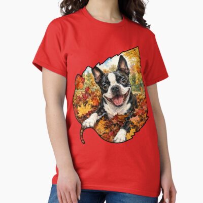 Boston Terrier Retro Artwork T-shirt