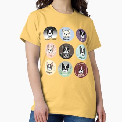 Boston Terrier Signature Design T-shirt