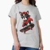 ssrcoclassic teewomens 02heather greyfrontproduct squarex1000 - Boston Terrier Gifts