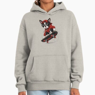 Boston Terrier Modern Style Hoodie