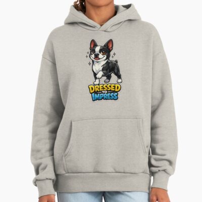 Boston Terrier Heritage Illustration Hoodie