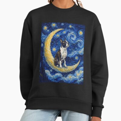 Boston Terrier Retro Illustration Sweatshirt