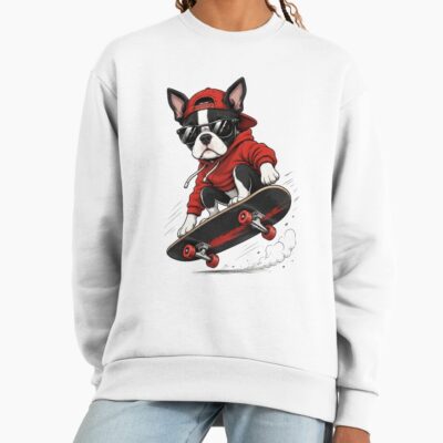 Boston Terrier Modern Style Sweatshirt