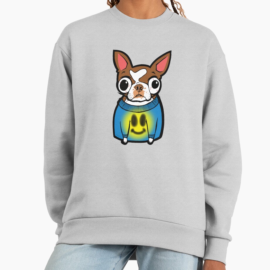 ssrcooversized_sweatshirtwomens_01heather_greyfrontsquare_productx1000-13 ssrcooversized sweatshirtwomens 01heather greyfrontsquare productx1000 13 - Boston Terrier Gifts