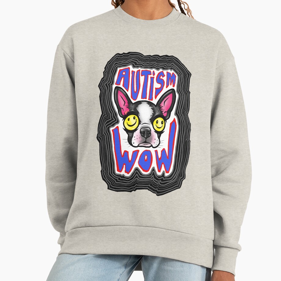 ssrcooversized_sweatshirtwomens_01oatmeal_heatherfrontsquare_productx1000-10 ssrcooversized sweatshirtwomens 01oatmeal heatherfrontsquare productx1000 10 - Boston Terrier Gifts