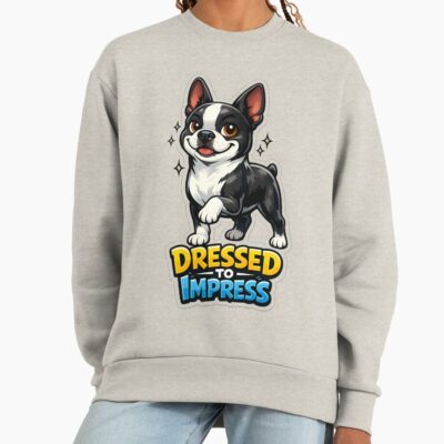 Boston Terrier Heritage Illustration Sweatshirt