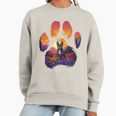 Boston Terrier Aesthetic Artwork Sweatshirt