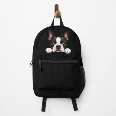 Boston Terrier Minimalist Graphic Backpack