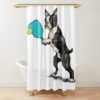 urshower curtain closedsquare1000x1000.1 7 - Boston Terrier Gifts