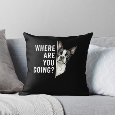 Boston Terrier Timeless Style Throw Pillow