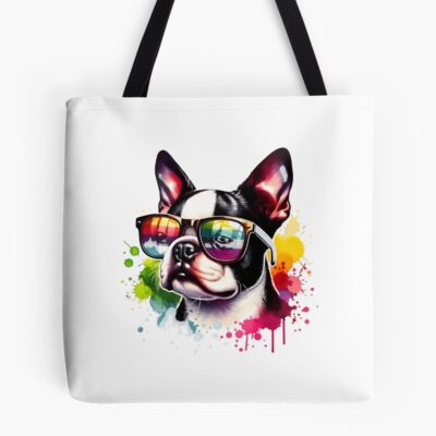 Boston Terrier Exclusive Artwork Tote Bag