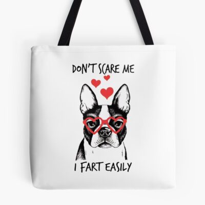 Boston Terrier Minimalist Design Tote Bag