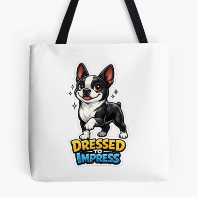Boston Terrier Iconic Artwork Tote Bag