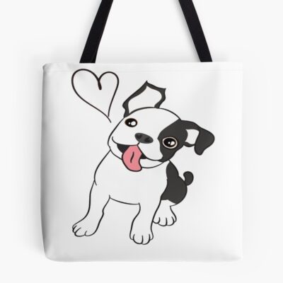Boston Terrier Modern Illustration Tote Bag